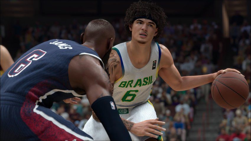 Seleção Brasileira estará no NBA 2K26; saiba detalhes e como utilizá-la