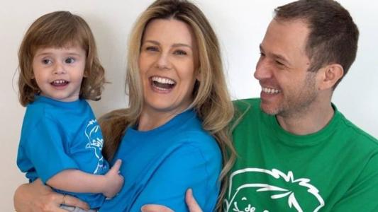Daiana Garbin e Tiago Leifert descobriram doença quando filha tinha 11 meses