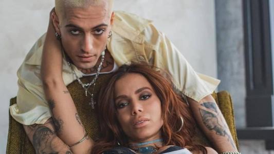 Damiano David e Anitta no clipe de 'Mil Veces'