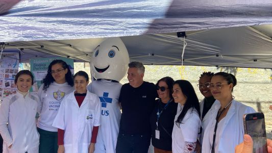 BH+Feliz teve ação de vacinação no Barreiro