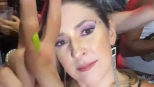 Dani Calabresa falou sobre surto através dos stories do marido