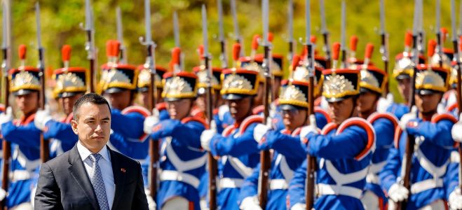 Daniel Noboa, presidente do Equador.