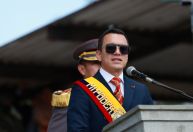 Daniel Noboa nega bombardeios do Equador à Colômbia após acusação de Petro