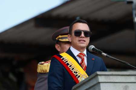 O presidente do Equador, Daniel Noboa