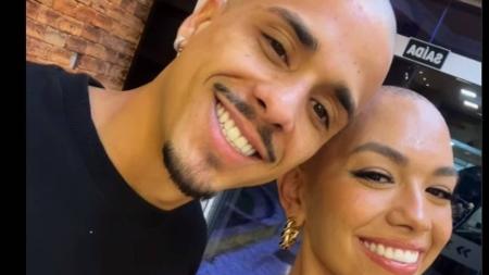 Daniel Penha e a esposa Larissa Matias