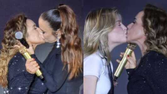 Daniela Mercury beijou Ivete Sangalo e Luísa Sonza