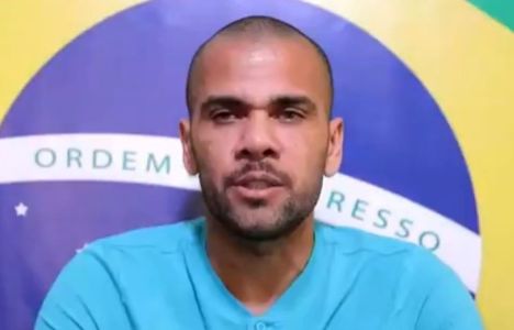 Daniel Alves durante entrevista pela Seleção Brasileira Olímpica, em 2021