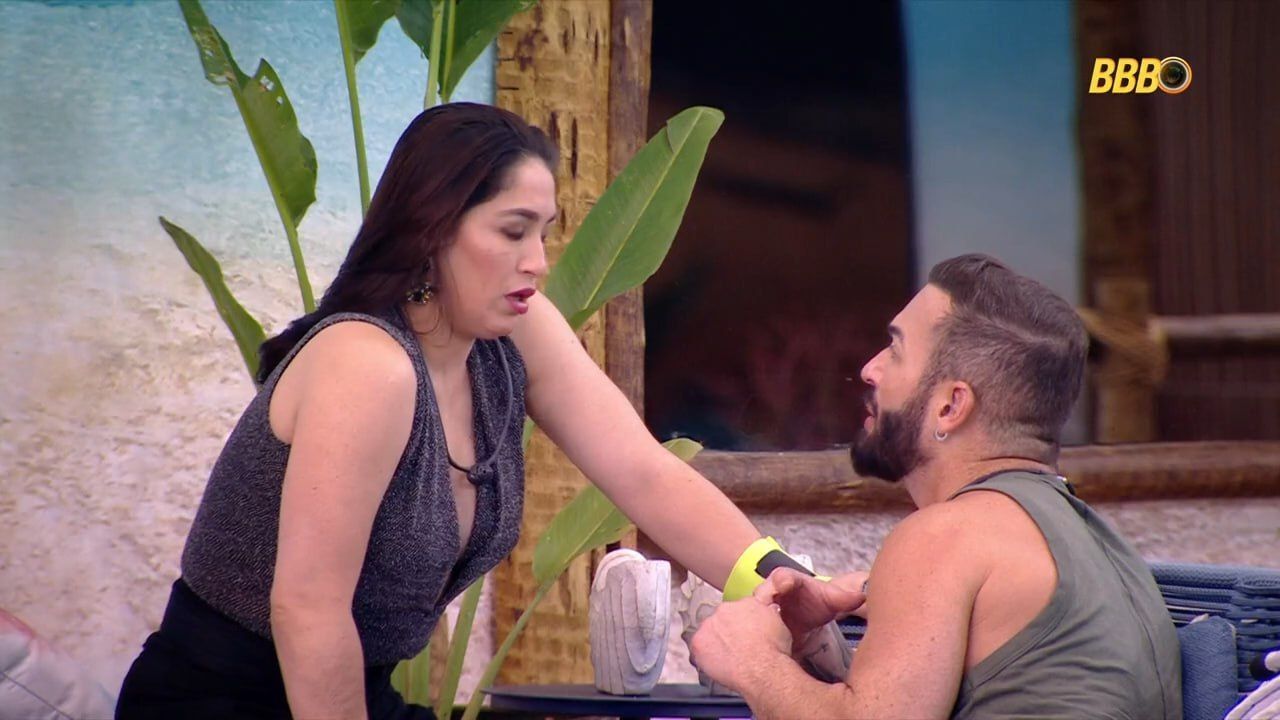 Preocupada com Diego Hypolito, Daniele aconselha o irmão a pedir atendimento no BBB 25