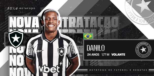 Danilo é o novo reforço do Botafogo para a temporada