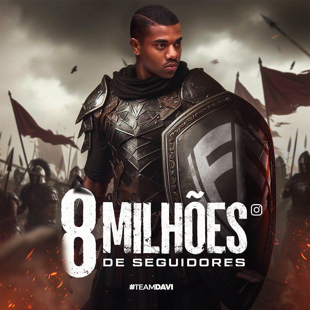 Em dia decisivo, Davi atinge 8 milhões de seguidores; veja ranking