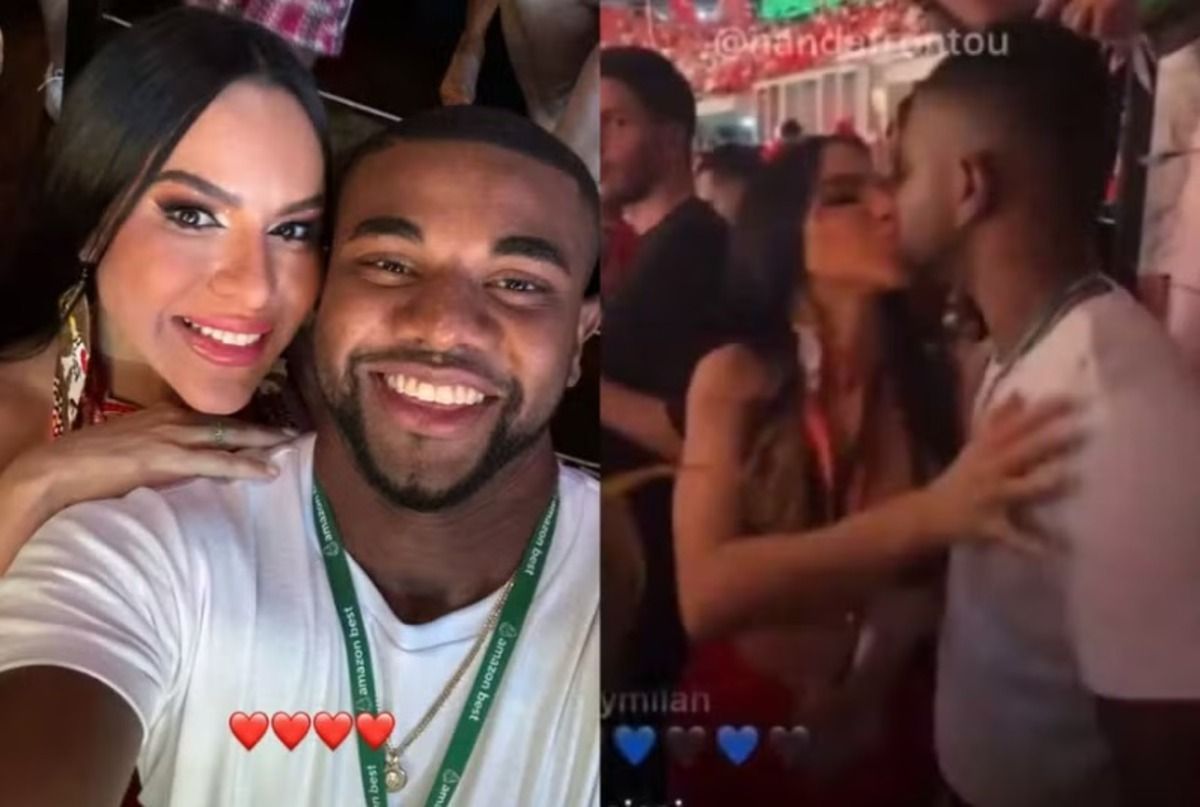 Campeão do BBB 24, Davi é flagrado em momento íntimo com musa do Boi Garantido em Parintins; veja