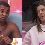 Davi e Beatriz discutem relação no BBB 24: 'tenha cuidado com suas falas'