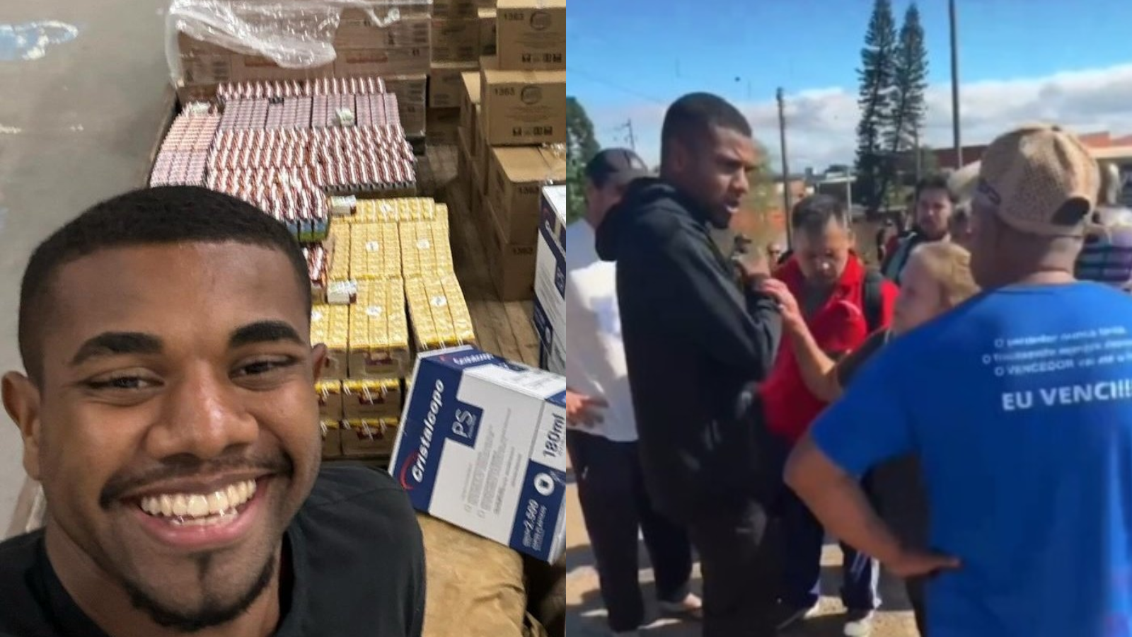 Davi é hostilizado no RS e acusado de querer 'fazer mídia' com tragédia