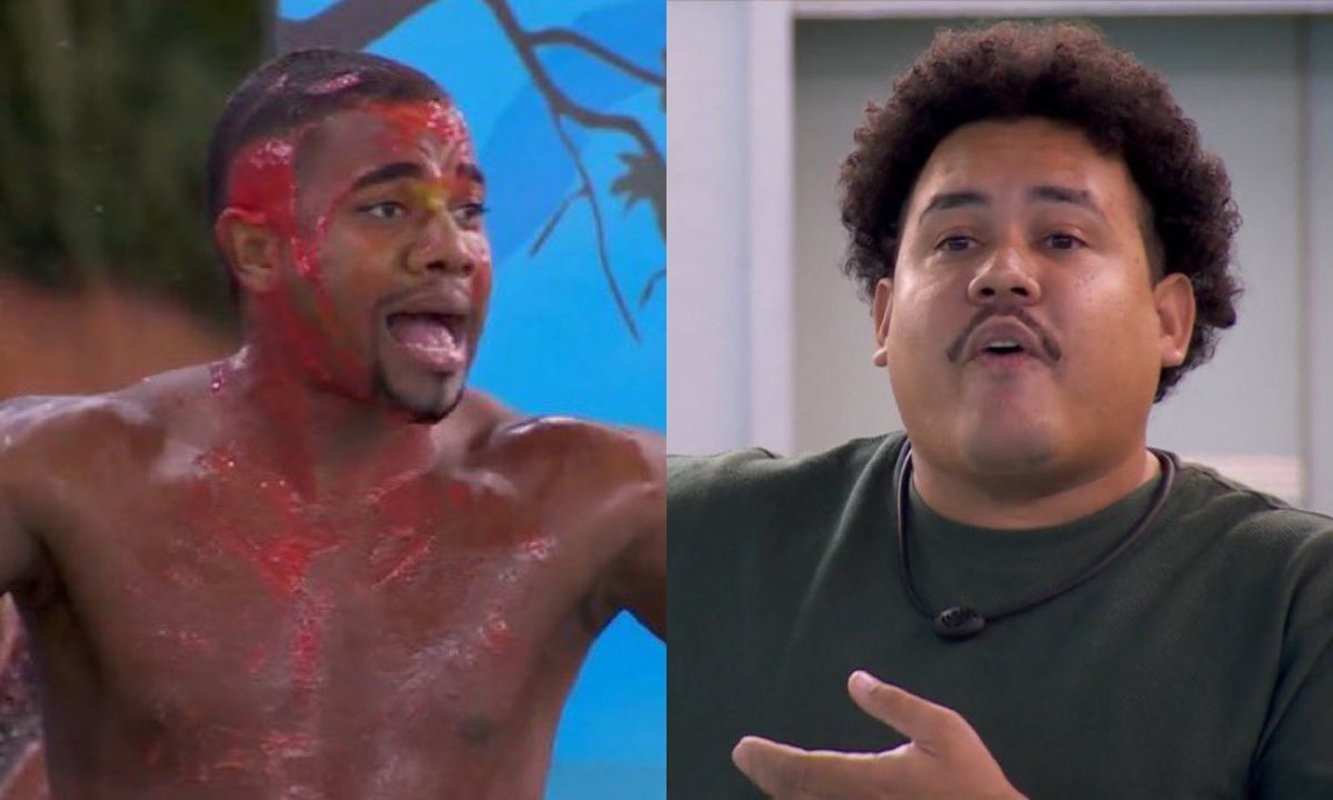 BBB 24: Davi e Lucas batem boca após banho de tinta no Sincerão