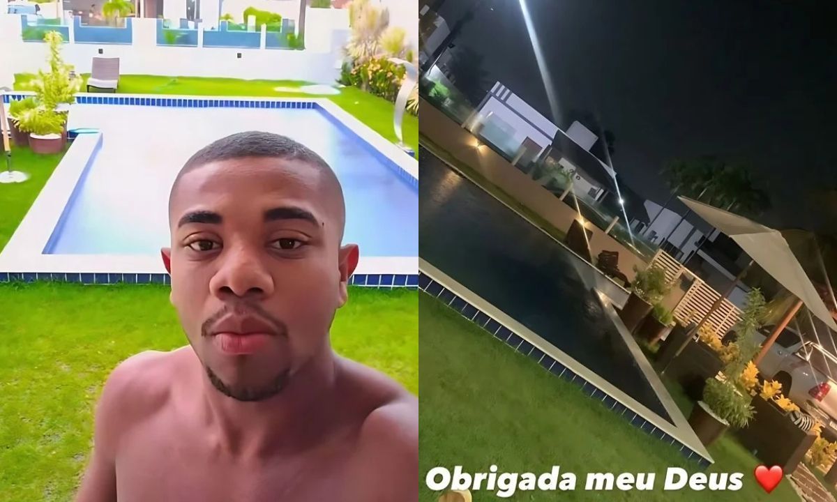 Davi, campeão do BBB 24, aproveita prêmio em mansão de R$ 1,5 milhão; veja