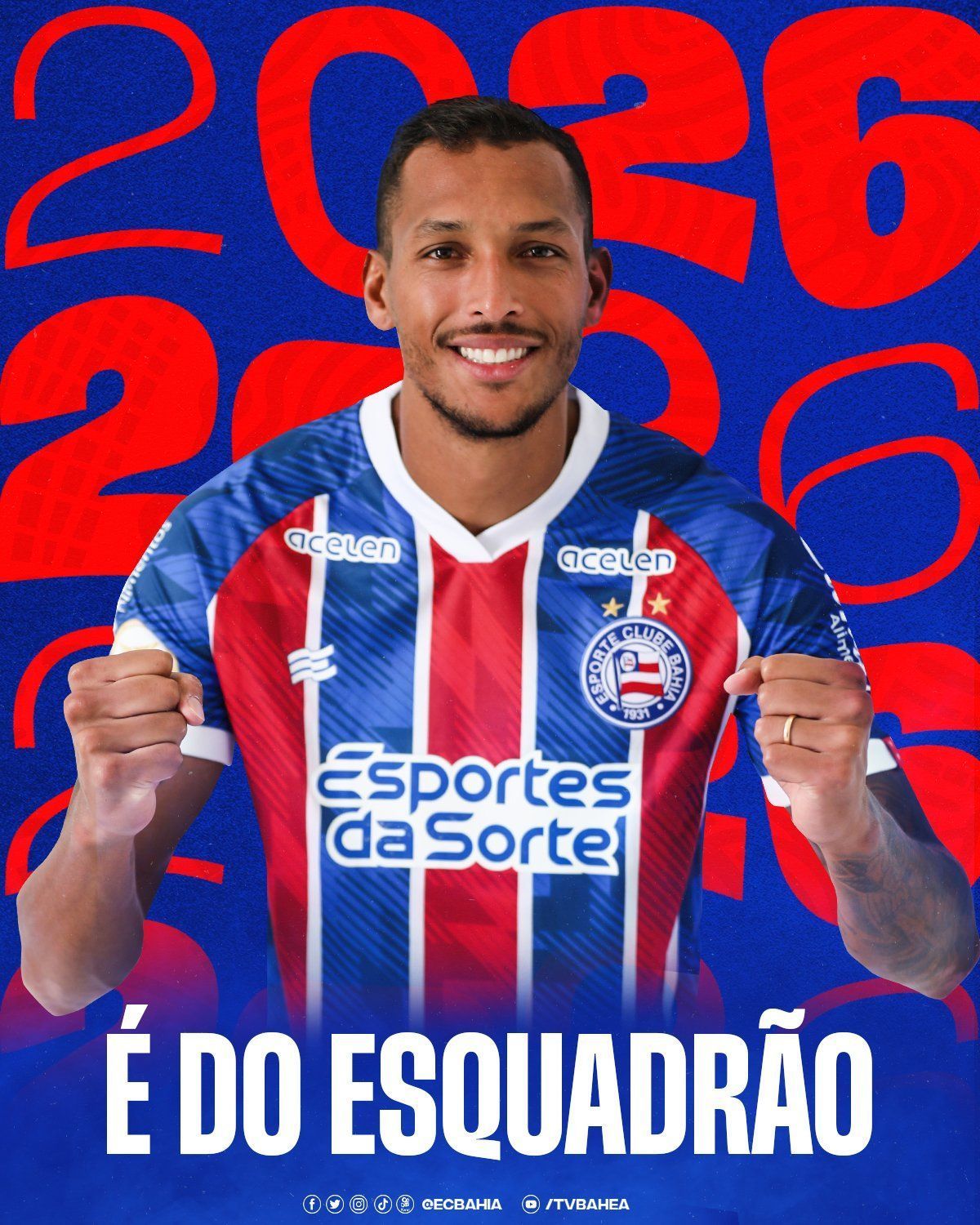 Bahia anuncia a compra de zagueiro que estava emprestado pelo Fluminense