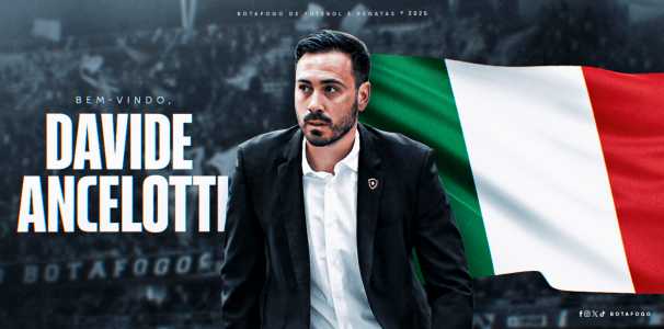 Davide Ancelotti é o novo técnico do Botafogo