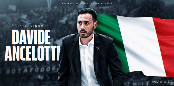 Davide Ancelotti é o novo técnico do Botafogo