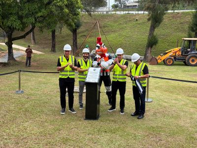 Diretoria do Atlético em evento na Cidade do Galo