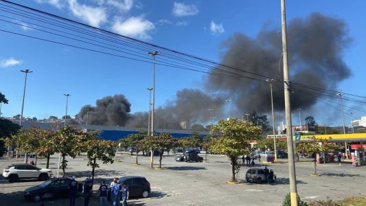 De acordo com os bombeiros, ninguém ficou ferido