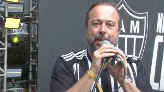 De camisa do Galo, Silveira fez discurso para celebrar novo estádio