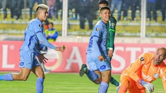 De virada, o Bolívar venceu os reservas do Palmeiras na 1ª rodada da Libertadores