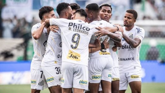 De virada, Santos venceu o Palmeiras por 2 a 1, na Arena Barueri
