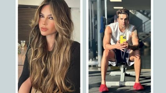 Débora e Luan Santana foram vistos num show juntos