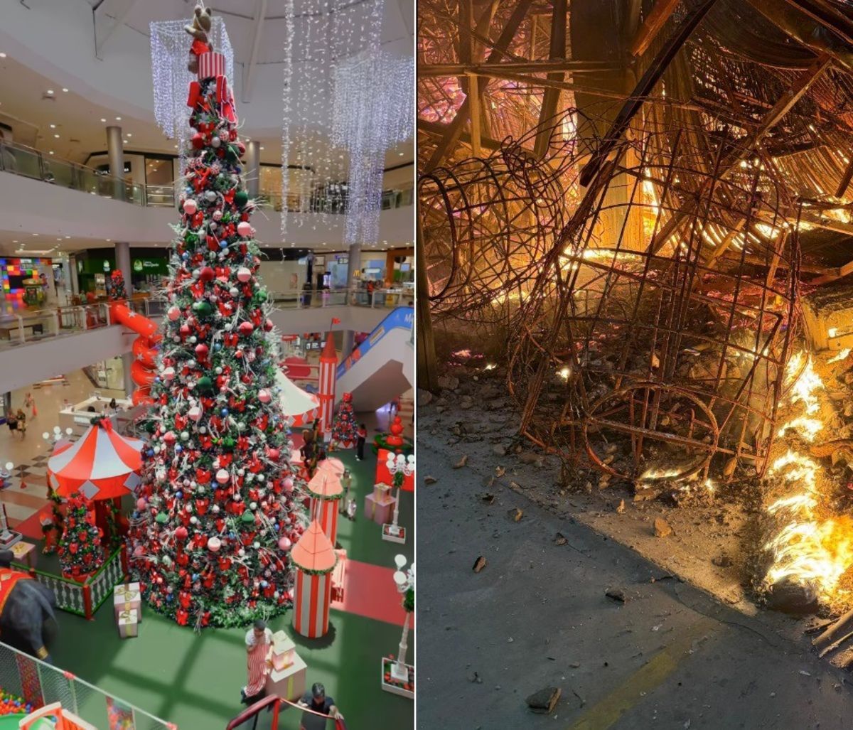 Empresa atingida por incêndio em BH produzia decoração de Natal para shoppings