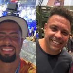 Zagueiros do Cruzeiro curtem Carnaval no Rio, e 'ex-patrão' Ronaldo é tietado