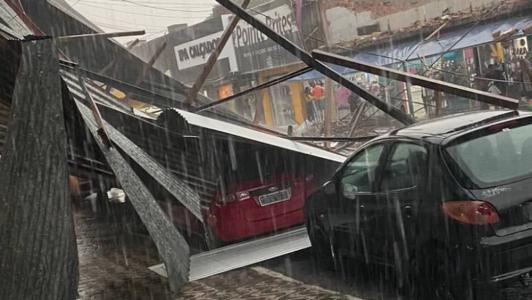 Defesa Civil atua nas consequências causadas pela chuva e forte vento em Coronel Fabriciano