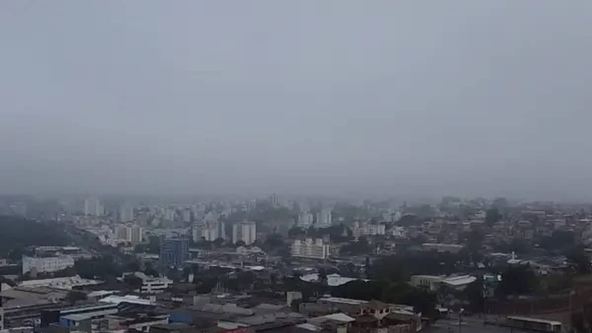Belo Horizonte tem alerta de pancadas de chuva com ventos de até 50 Km/h