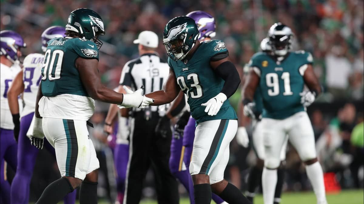 Philadelphia Eagles aproveita erros do Minnesota Vikings e vence pela NFL