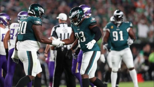 Defesa do Eagles se destacou no duelo contra o Vikings