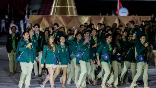 Delegação no Brasil na abertura do Pan em 2023