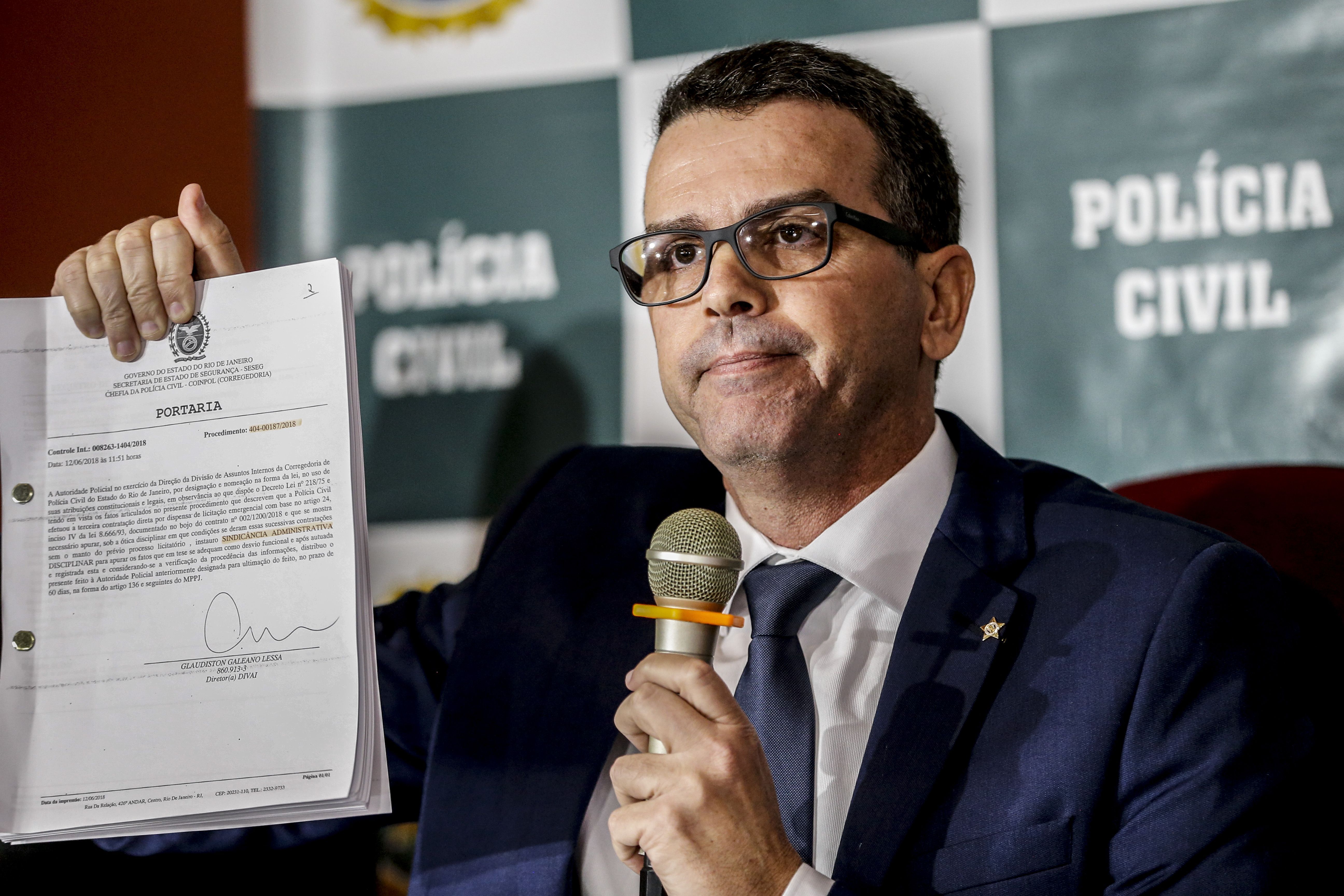 Marielle: Moraes mantém bloqueadas contas do delegado Rivaldo Barbosa