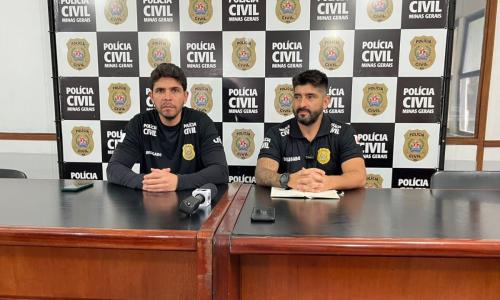 Delegados da PCMG Juiz de Fora em coletiva Operação Êxodo Foto Joubertt Telles Itatiaia