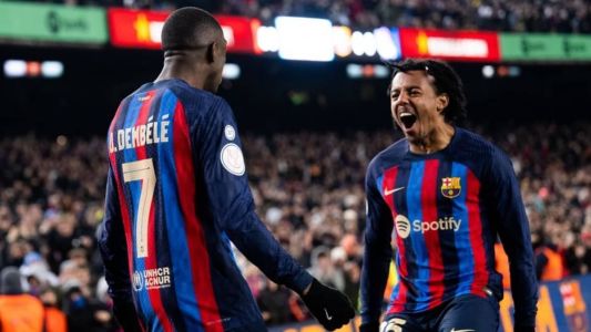 Dembélé marcou o gol da vitória do Barcelona contra a Real Sociedad