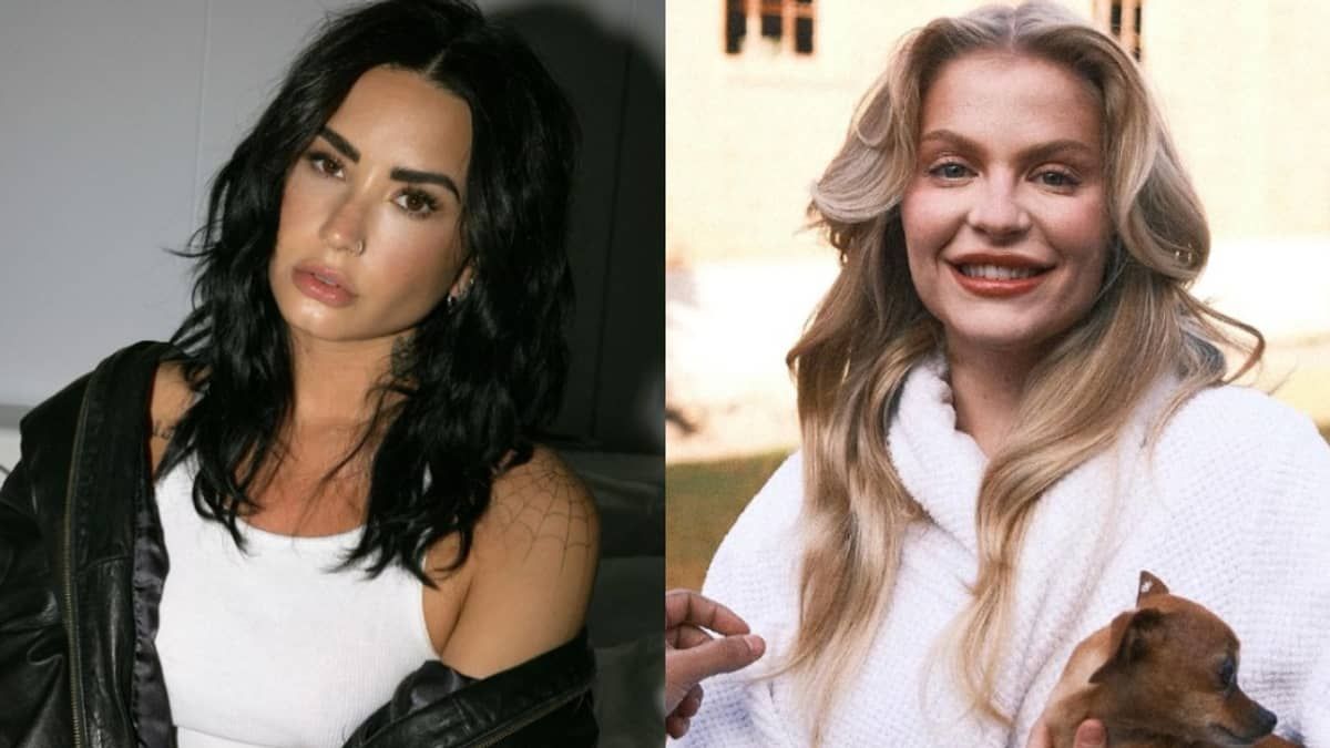 Demi Lovato comemora liderança no Spotify com Luísa Sonza