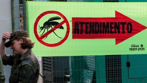 Força Aérea Brasileira (FAB) mostra a estrutura do  hospital de campanha em Ceilândia, no DF,  para atender casos de dengue