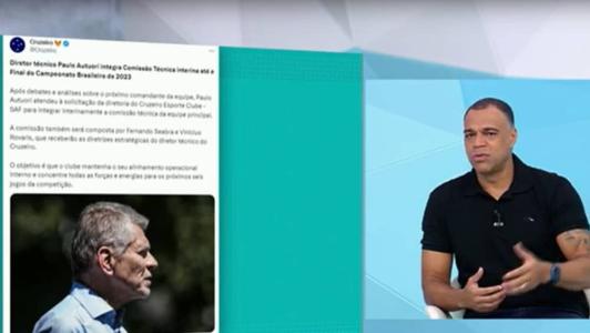 Denilson elogiou escolha de Autuori para comandar o Cruzeiro