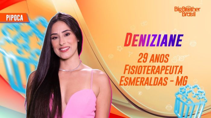 Deniziane, mineira de Esmeraldas, está no BBB 24