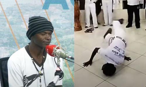 Luciano Rocha, de 54 anos, teve que amputar as duas pernas depois de ser atropelado enquanto fazia uma romaria até Aparecida, em São Paulo