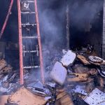 Depósito de embalagens pega fogo na região Nordeste de Belo Horizonte; veja imagens  