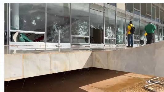 Depredação no Palácio do Planalto