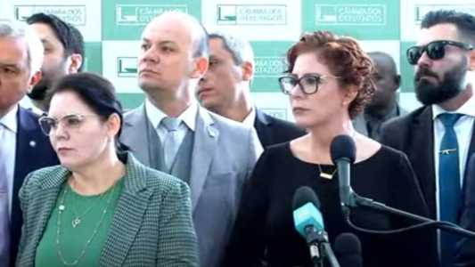 Deputada Carla Zambelli negou ter relação próxima com hacker Walter Delgatti