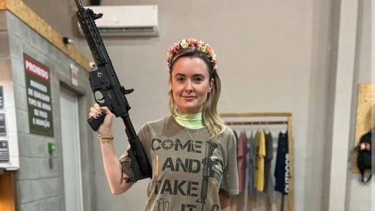 Deputada Julia Zanatta (PL-SC) postou foto com arma e referência a Lula