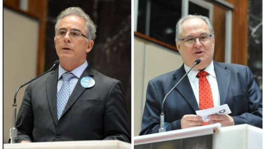 Deputado Duarte Bechir (PSD) e Deputado Roberto Andrade (Avante)