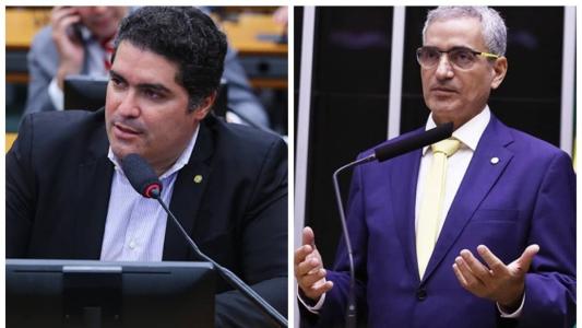 Deputado Newton Cardoso Júnior (MDB-MG) e deputado Hercílio Diniz (MDB-MG)