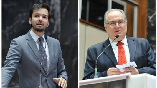 Deputados Tadeu Martins Leite (MDB) e Roberto Andrade (Avante)